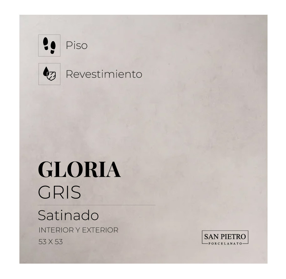 Porcelanato Gloria Beige 53 x 53