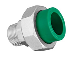 UNION DOBLE FUSION ROSCA METALICA M 32 x 1"
