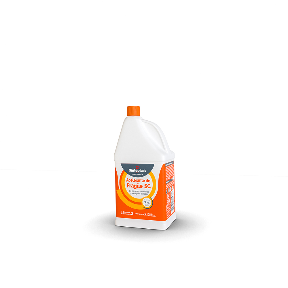 Acelerante de Fragüe SIN Cloruro X 1 Lt