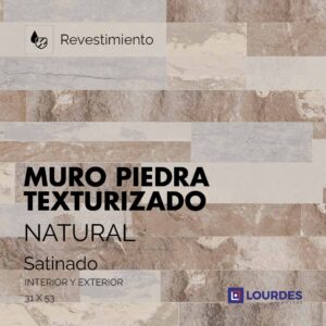 Revestimiento Muro Piedra Natural 31x53